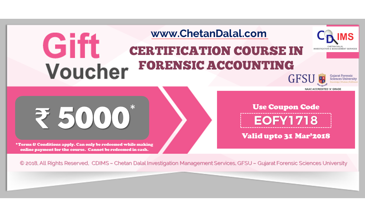 CDIMS Forensic Accounting Discount